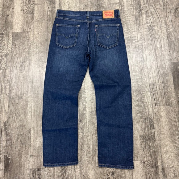 Levi's Other - NEW Levi's 505 Mens Regular Fit Stretch Jeans Blue Denim Straight Leg Sz 34x3